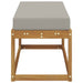 Bancă de taburet Gri natural și deschis 115 x 43 x 37 cm - WALTI WALTI