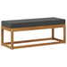 Bancă Natural și Antracit 115 x 43 x 45 cm Lemn Solid de Acacia - WALTI WALTI