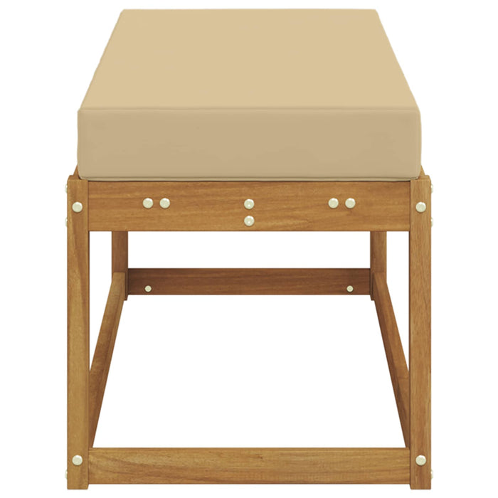 Bancă de exterior pentru șezut Lemn Solid de Acacia natural - WALTI WALTI