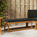 Bancă de mobilier de exterior Lemn Solid de Acacia natural - WALTI WALTI