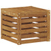 Bancă de exterior natural 43 x 43 x 37 cm Lemn Solid de Acacia - WALTI WALTI