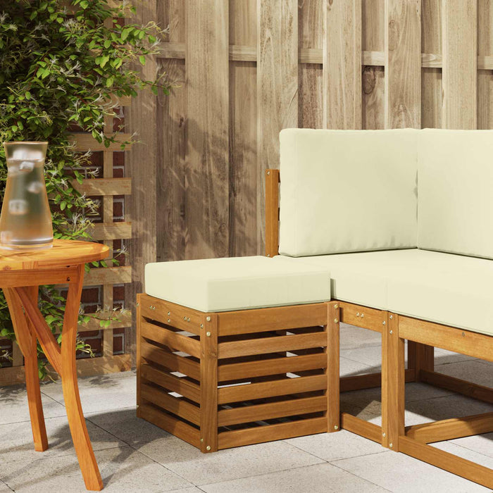 Bancă Stivuită pentru Exterior Lemn Solid de Acacia natural - WALTI WALTI