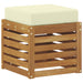 Bancă Stivuită pentru Exterior Lemn Solid de Acacia natural - WALTI WALTI