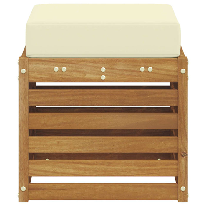 Bancă Stivuită pentru Exterior Lemn Solid de Acacia natural - WALTI WALTI