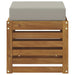 Bancă de exterior Lemn Solid de Acacia natural - WALTI WALTI