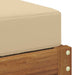 Bancă de exterior Lemn Solid de Acacia natural - WALTI WALTI