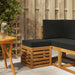 Bancă de exterior Lemn Solid de Acacia natural - WALTI WALTI