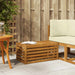 Bancă de exterior natural 79 x 43 x 37 cm Lemn Solid de Acacia - WALTI WALTI