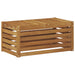 Bancă de exterior natural 79 x 43 x 37 cm Lemn Solid de Acacia - WALTI WALTI