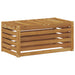 Bancă de exterior natural 79 x 43 x 37 cm Lemn Solid de Acacia - WALTI WALTI