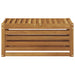 Bancă de exterior natural 79 x 43 x 37 cm Lemn Solid de Acacia - WALTI WALTI