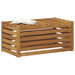 Bancă de exterior natural 79 x 43 x 37 cm Lemn Solid de Acacia - WALTI WALTI