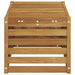 Bancă de exterior natural 79 x 43 x 37 cm Lemn Solid de Acacia - WALTI WALTI