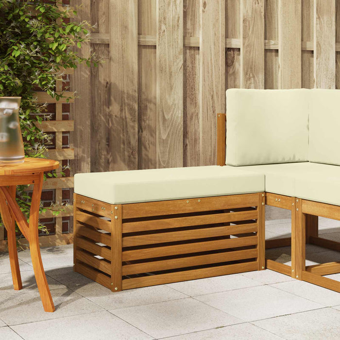 Bancă de exterior Lemn Solid de Acacia natural - WALTI WALTI