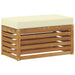 Bancă de exterior Lemn Solid de Acacia natural - WALTI WALTI