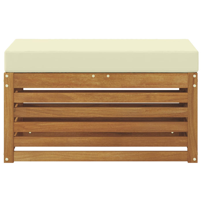Bancă de exterior Lemn Solid de Acacia natural - WALTI WALTI