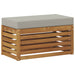 Bancă de exterior Lemn Solid de Acacia natural - WALTI WALTI