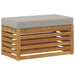 Bancă de exterior Lemn Solid de Acacia natural - WALTI WALTI
