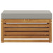 Bancă de exterior Lemn Solid de Acacia natural - WALTI WALTI