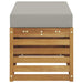 Bancă de exterior Lemn Solid de Acacia natural - WALTI WALTI