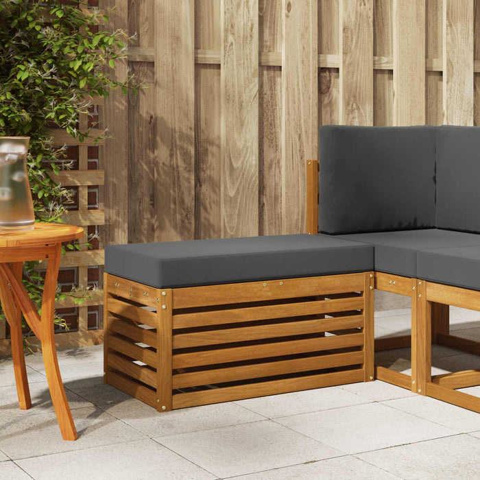 Bancă de exterior Lemn Solid de Acacia natural - WALTI WALTI