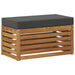 Bancă de exterior Lemn Solid de Acacia natural - WALTI WALTI