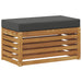 Bancă de exterior Lemn Solid de Acacia natural - WALTI WALTI