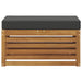Bancă de exterior Lemn Solid de Acacia natural - WALTI WALTI