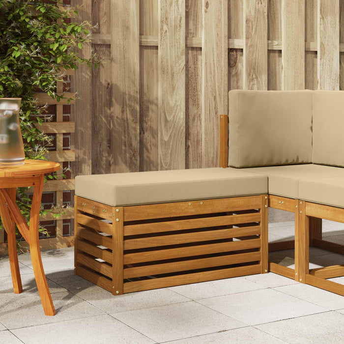 Bancă de exterior Lemn Solid de Acacia natural - WALTI WALTI