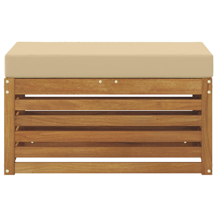Bancă de exterior Lemn Solid de Acacia natural - WALTI WALTI