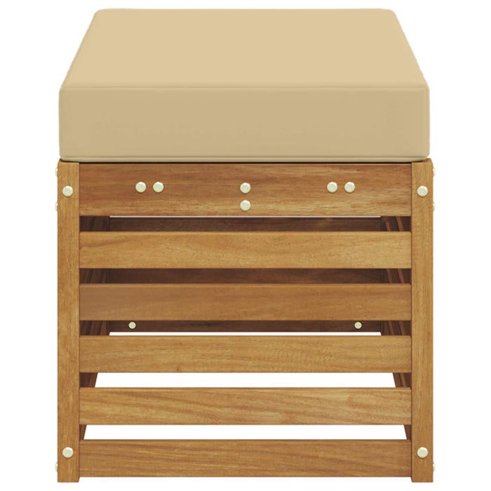 Bancă de exterior Lemn Solid de Acacia natural - WALTI WALTI