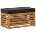Bancă de exterior Lemn Solid de Acacia natural - WALTI WALTI
