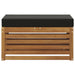 Bancă de exterior Lemn Solid de Acacia natural - WALTI WALTI