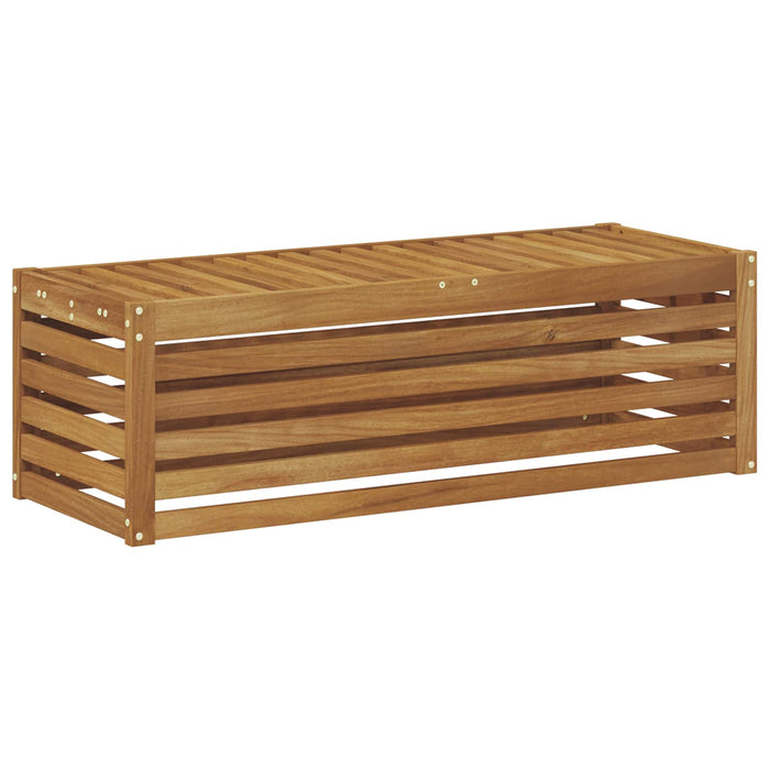 Bancă de exterior natural 115 x 43 x 37 cm Lemn Solid de Acacia - WALTI WALTI