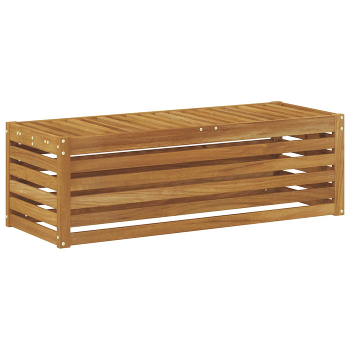 Bancă de exterior natural 115 x 43 x 37 cm Lemn Solid de Acacia - WALTI WALTI