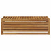 Bancă de exterior natural 115 x 43 x 37 cm Lemn Solid de Acacia - WALTI WALTI