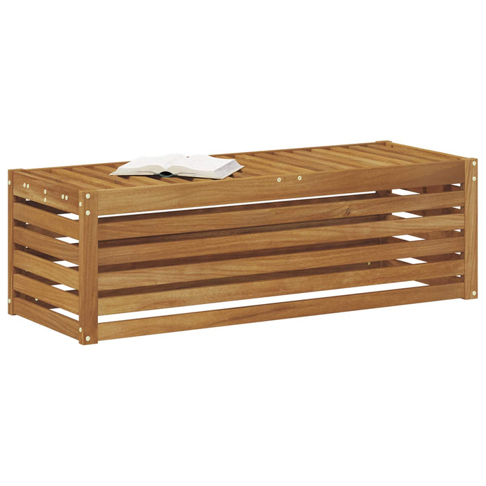 Bancă de exterior natural 115 x 43 x 37 cm Lemn Solid de Acacia - WALTI WALTI