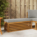 Bancă de exterior Lemn Solid de Acacia natural - WALTI WALTI