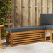 Bancă de taburet cu pernă Natural și Antracit 115 x 43 x 37 cm - WALTI WALTI