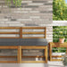 Perna pentru canapea de exterior Antracit 60 x 60 x 8 cm - WALTI WALTI