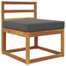 Perna pentru canapea de exterior Antracit 60 x 60 x 8 cm - WALTI WALTI