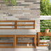 Perna pentru canapea de exterior Gri 60 x 60 x 8 cm Poliester - WALTI WALTI