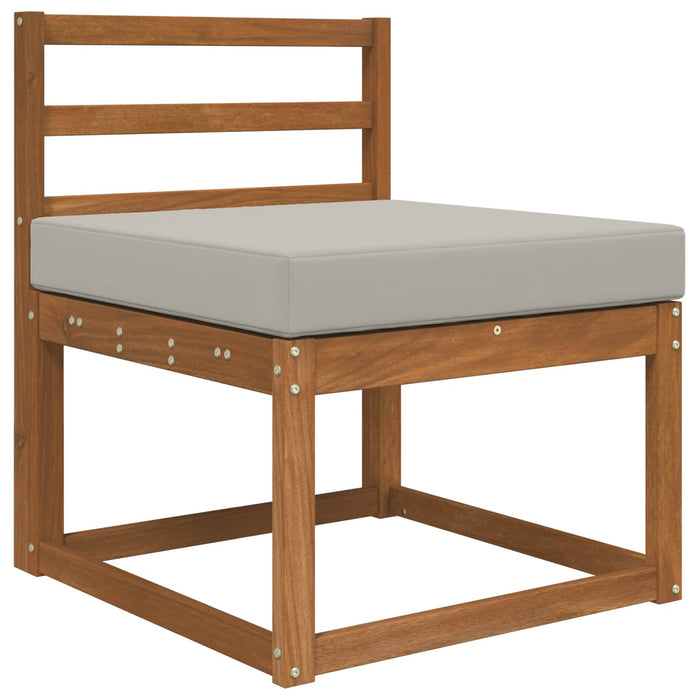 Perna pentru canapea de exterior Gri 60 x 60 x 8 cm Poliester - WALTI WALTI