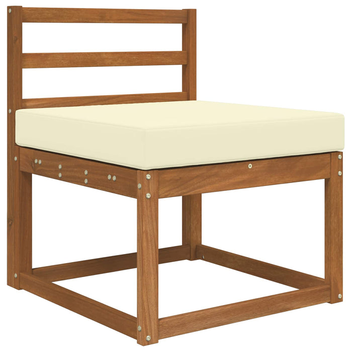 Perna pentru canapea de exterior Crem 60 x 60 x 8 cm Poliester - WALTI WALTI