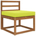 Perna pentru canapea de exterior Verde 60 x 60 x 8 cm Poliester - WALTI WALTI