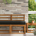 Perna pentru canapea de exterior Negru 60 x 60 x 8 cm Poliester - WALTI WALTI