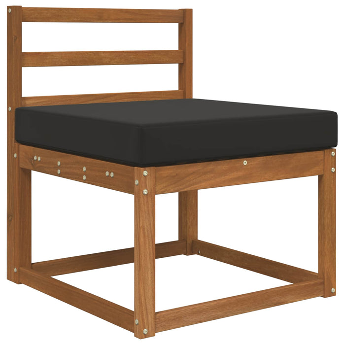 Perna pentru canapea de exterior Negru 60 x 60 x 8 cm Poliester - WALTI WALTI