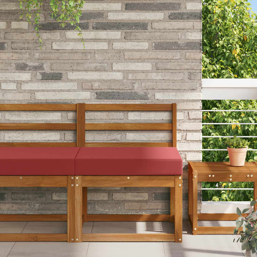 Perna pentru canapea de exterior bordo 60 x 60 x 8 cm Poliester - WALTI WALTI