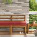 Perna pentru canapea de exterior bordo 60 x 60 x 8 cm Poliester - WALTI WALTI