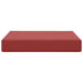 Perna pentru canapea de exterior bordo 60 x 60 x 8 cm Poliester - WALTI WALTI